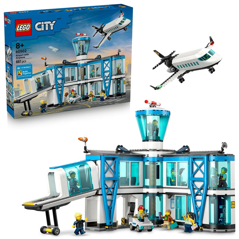 Konstruktorius LEGO® City Oro uostas su lėktuvu 60502 887vnt