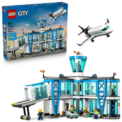 Konstruktorius LEGO® City Oro uostas su lėktuvu 60502 887vnt