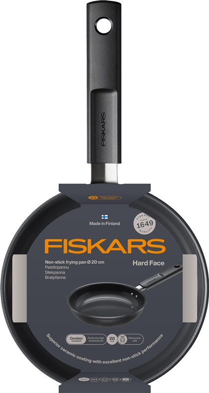 Keptuvė Fiskars Hard face 1075457, 20 cm, aliuminis