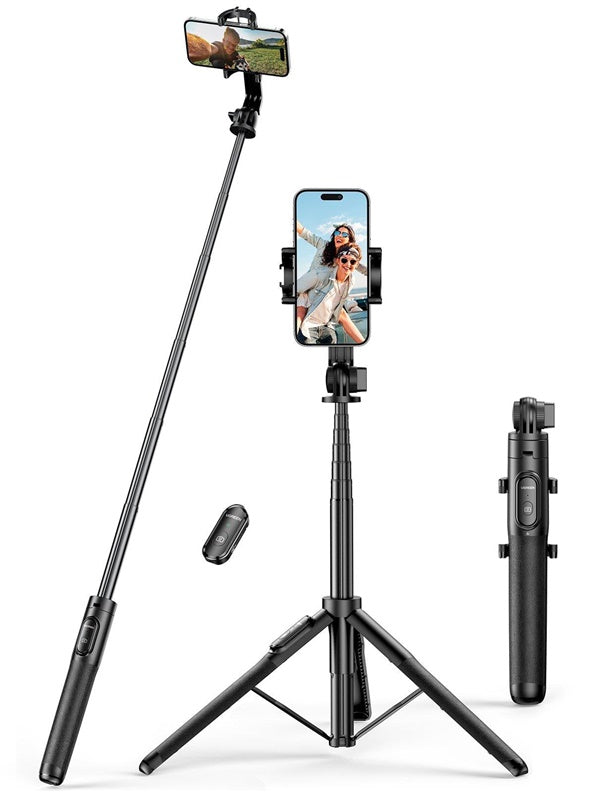 Kijek do selfie ze statywem Ugreen 15062, czarny, 4.6 - 7.2"