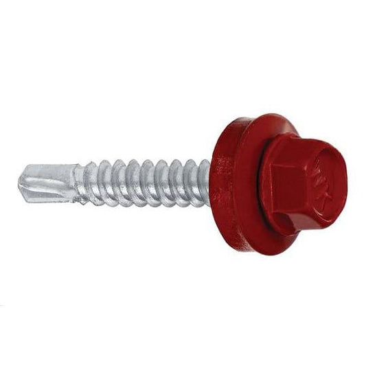 Wkręt samowiercący Wkret-Met WF, RAL3011, 4.8 mm x 19 mm, 250 szt.