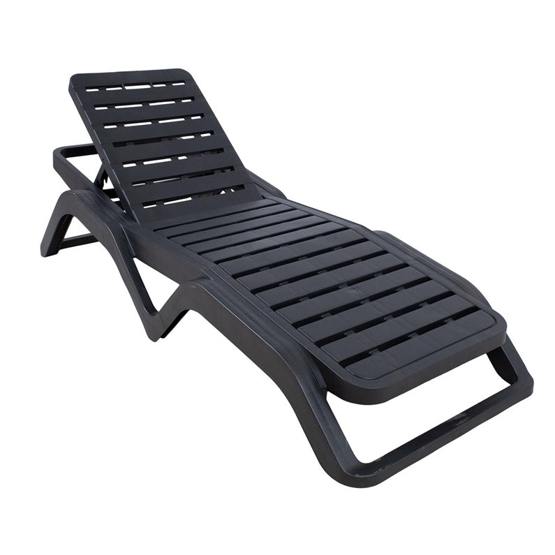 Gultas Progarden SCIROCCO, antracito, 187 x 71 x 44.5 cm