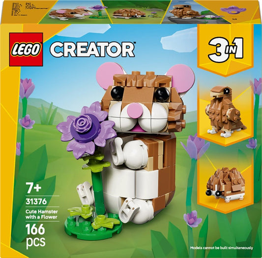Klocki LEGO® Creator 3w1 Chomik 31376, 166 elementów