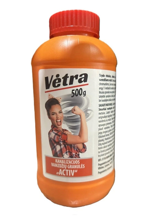 Granulki do udrażniania rur Vėtra Activ, 500 g