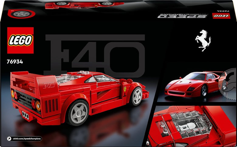Konstruktorius LEGO® Speed Champions Ferrari F40 76934