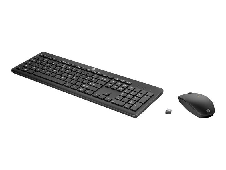 Zestaw klawiatury i myszy HP HP 230 WL EN, czarny