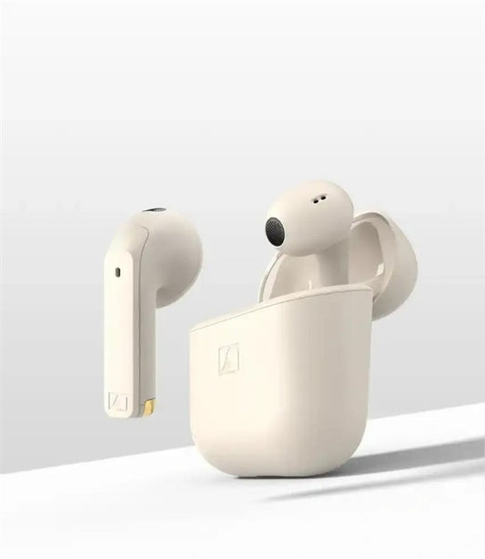 Belaidės ausinės Sennheiser Accentum Open, kreminė