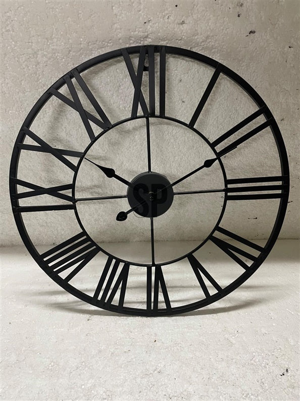 Laikrodis, juodas, 47 cm