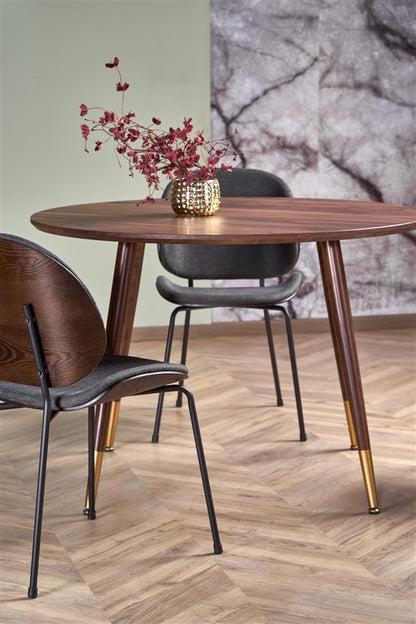 Valgomojo stalas, rudas, 110 cm x 100 cm x 72 - 76 cm
