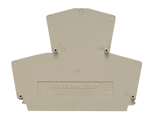 1059100000 WAP WDK2,5 W-Series end plate, dark beige