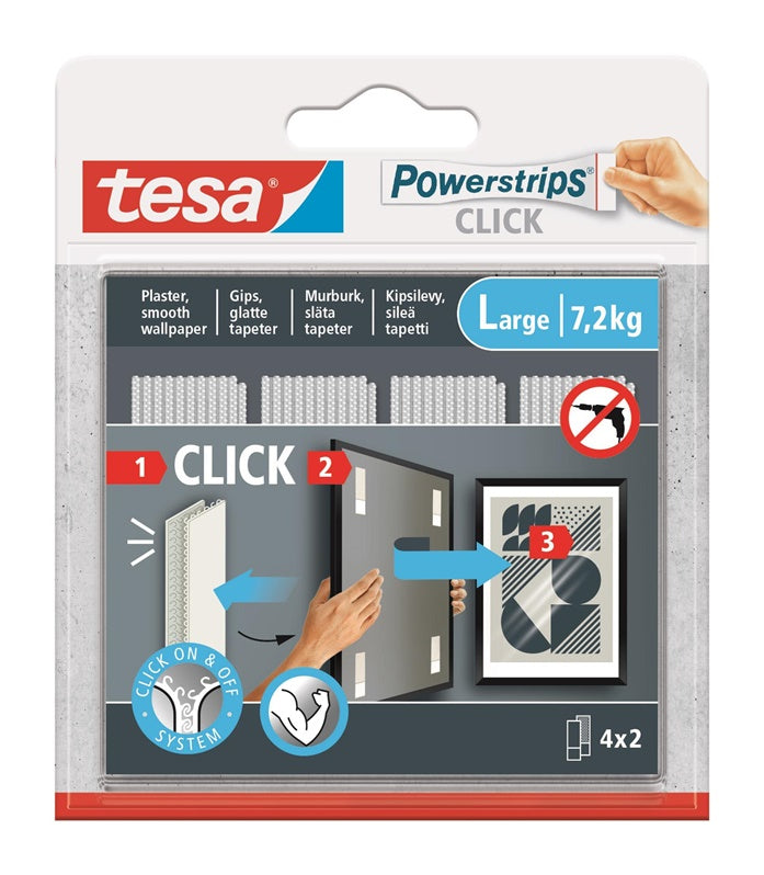 Lipni juostelė Tesa Power-Strips 77722, Dvipusė 0.085m x 2cm