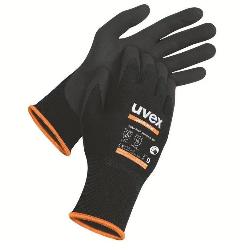 Darbo pirštinės Uvex Athletic Lite Xt, juoda, 8
