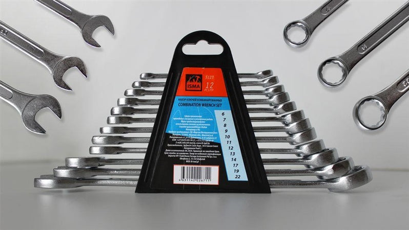 Zestaw kluczy płasko-oczkowych WMC TOOLS 5123 12 szt.