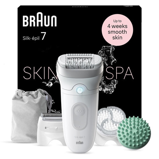 Depilator Braun Silk•épil 7 SkinSpa SE7-081, biały