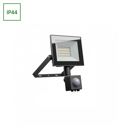 PROŽEKTORIUS LAUKO LED SU JUDESIO DAVIKLIU 20W 230V NW IP44