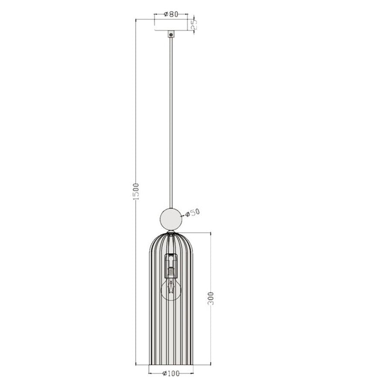 Šviestuvas lubų Light Prestige Piega, 40 W, E14