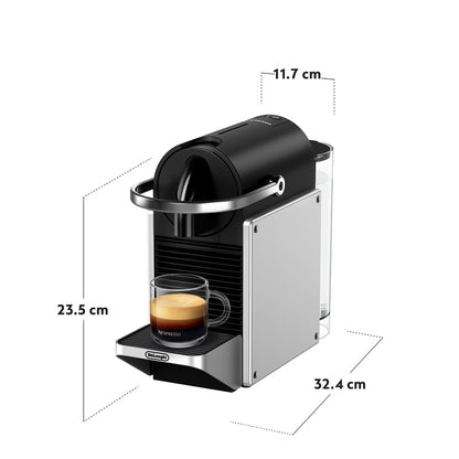 Kapsulinis kavos aparatas Nespresso Pixie EN127.S, sidabro