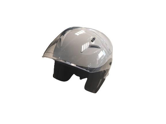 Kask motocyklowy YM-637, M (57-58 cm), biały