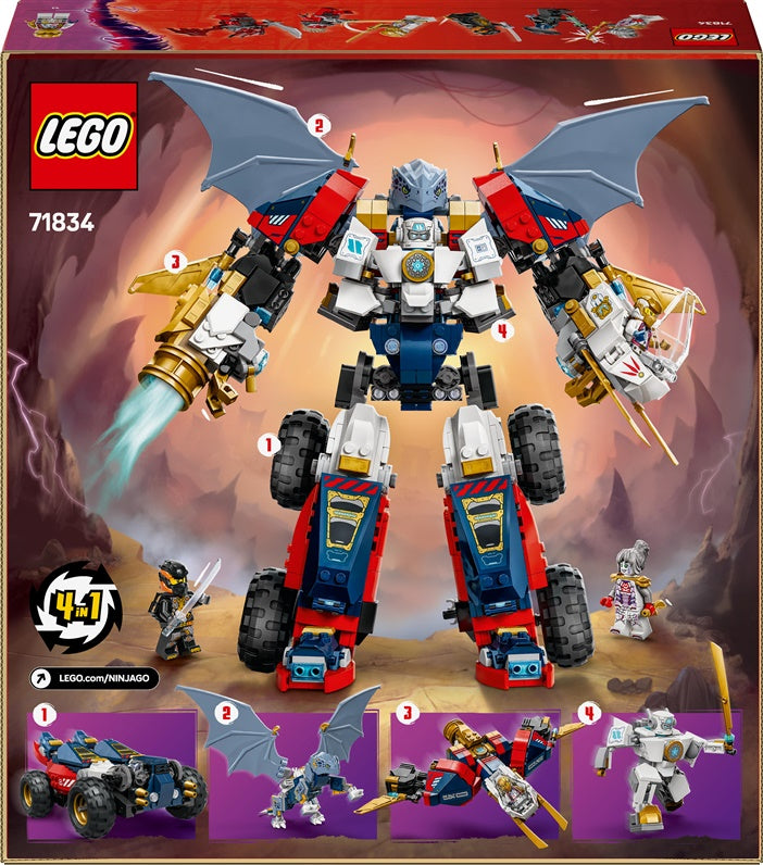 LEGO® Ninjago Ultrapojazd kombinacyjny Zane'a, 1187 elementów