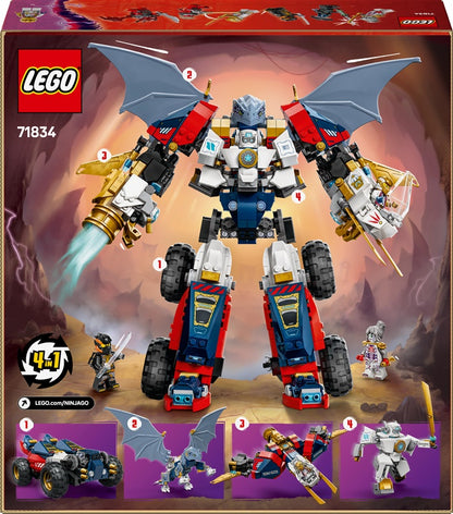 LEGO® Ninjago Ultrapojazd kombinacyjny Zane'a, 1187 elementów