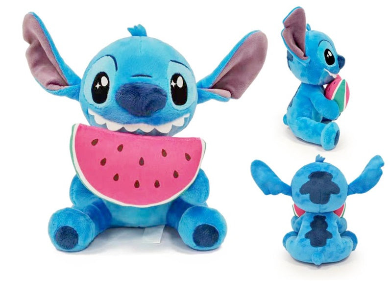 Pluszowa zabawka Disney Stitch Watermelon, niebieska, 25 cm