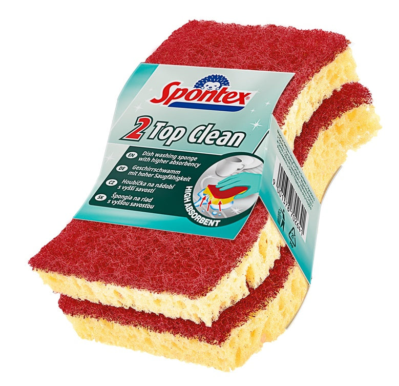 Gąbki do szorowania Spontex Top Clean, 2 szt.