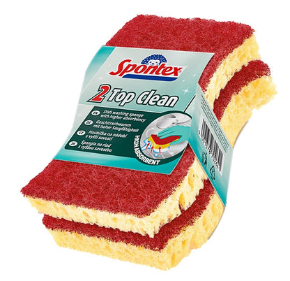Gąbki do szorowania Spontex Top Clean, 2 szt.