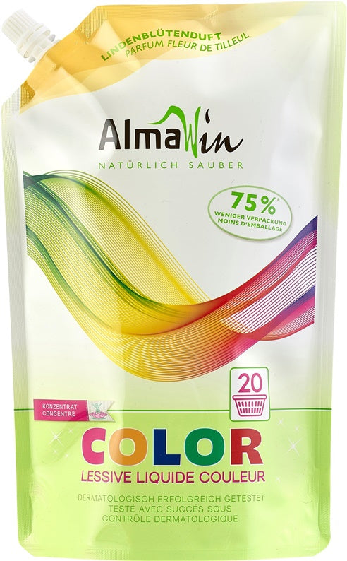 ALMAWIN PŁYN DO PRANIA TKANIN KOLOROWYCH EKO LIPA 1.5L