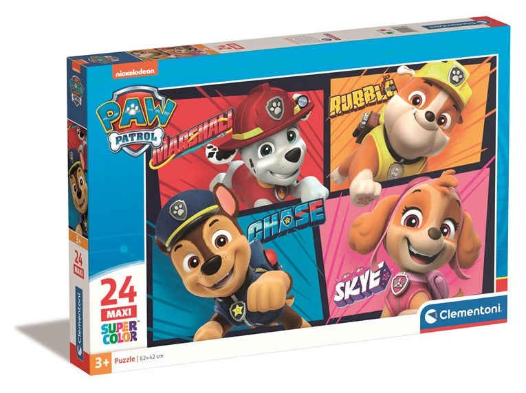 Dėlionė Clementoni PAW PATROL MAXI 24238, 62 cm x 42 cm