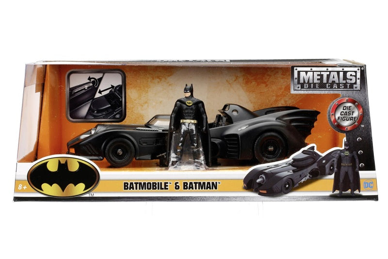 Samochodzik Batmobil i Batman z metalu odlewanego ciśnieniowo