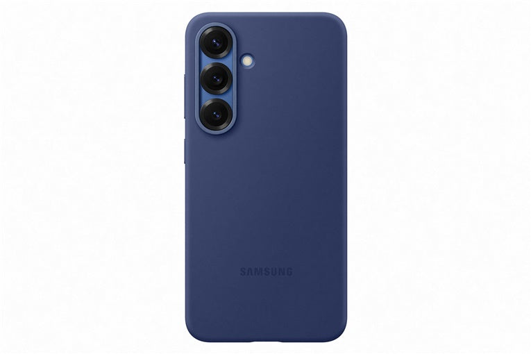 Telefono dėklas Samsung Silicone, Galaxy S25, mėlyna