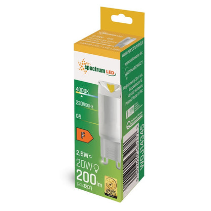 LEMPUTĖ LED G9 2.5W 840 200LM 100