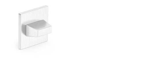 WC durų užsuktukas Metal-Bud CUBE Q SLIM, Matinio nikelio