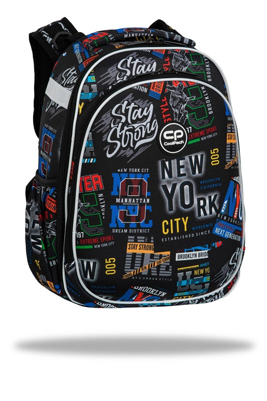 Plecak CoolPack Big City, czarny/wielokolorowy