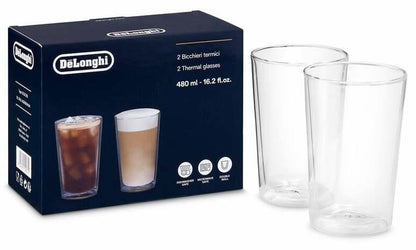 Stiklinių komplektas DeLonghi, stiklas, 0.48 l, 2 vnt.