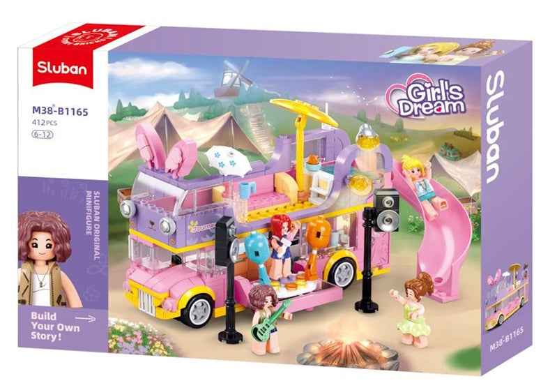 Zestaw Sluban Girls dream Music M38-B1165, plastik
