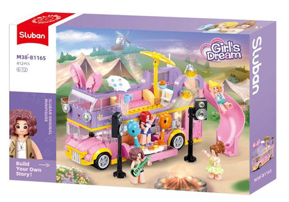 Zestaw Sluban Girls dream Music M38-B1165, plastik