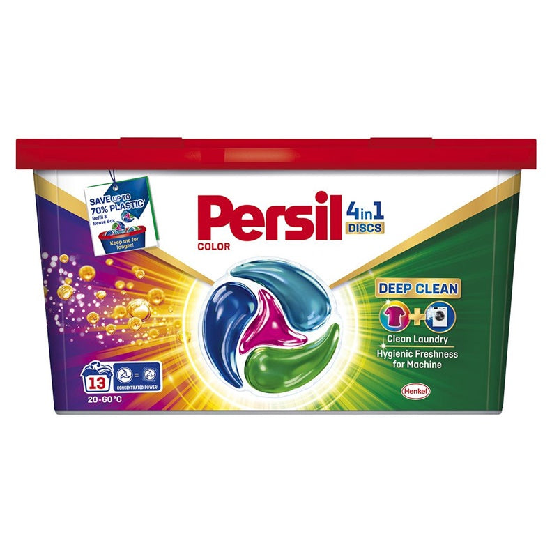 KAPSULĖS SKALB PERSIL DISCS COLOR 13VNT