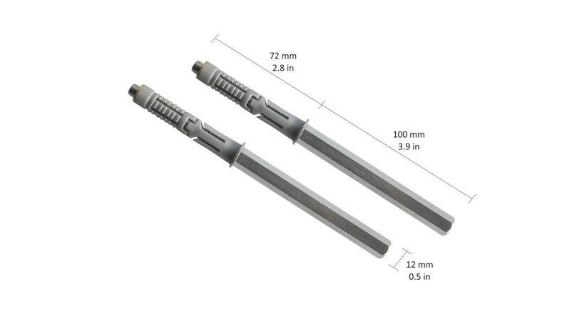 Lentynos laikiklis Dolle StrongFix, 172x12 mm, pilka, 2 vnt.
