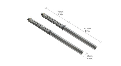 Lentynos laikiklis Dolle StrongFix, 172x12 mm, pilka, 2 vnt.