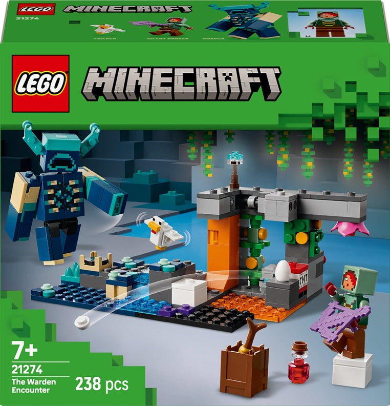 Zestaw LEGO® Minecraft Spotkanie ze Strażnikiem 21274