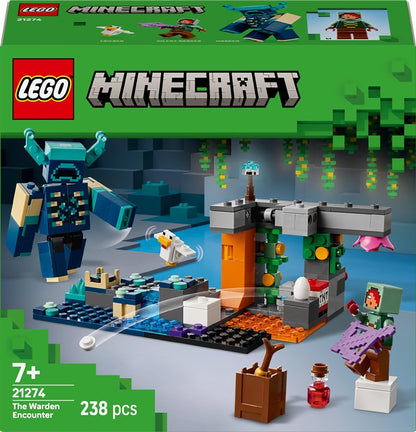 Zestaw LEGO® Minecraft Spotkanie ze Strażnikiem 21274