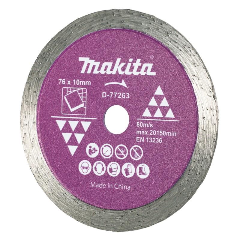 Deimantinis pjovimo diskas Makita, 76 mm x 10 mm x 1.4 mm