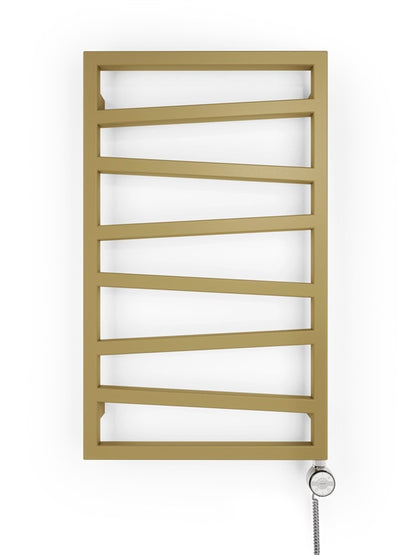 Elektryczny grzejnik łazienkowy ZigZag złoty 50x83,5cm