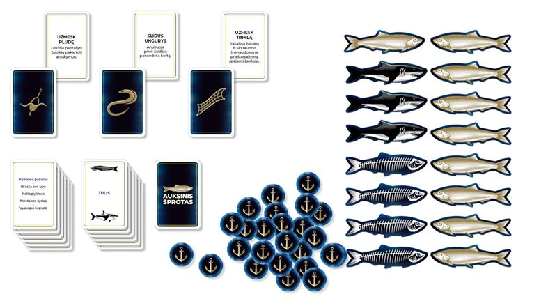 GAME BOARD AUKSINIS PROTAS RYKL IR ASAK