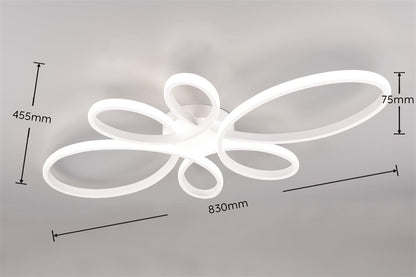 Šviestuvas lubų Trio Fly 645619131, 32 W, 4000 °K