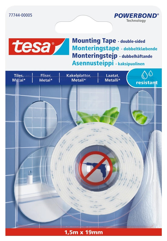 Dvipusė lipni juosta Tesa tesa, balta