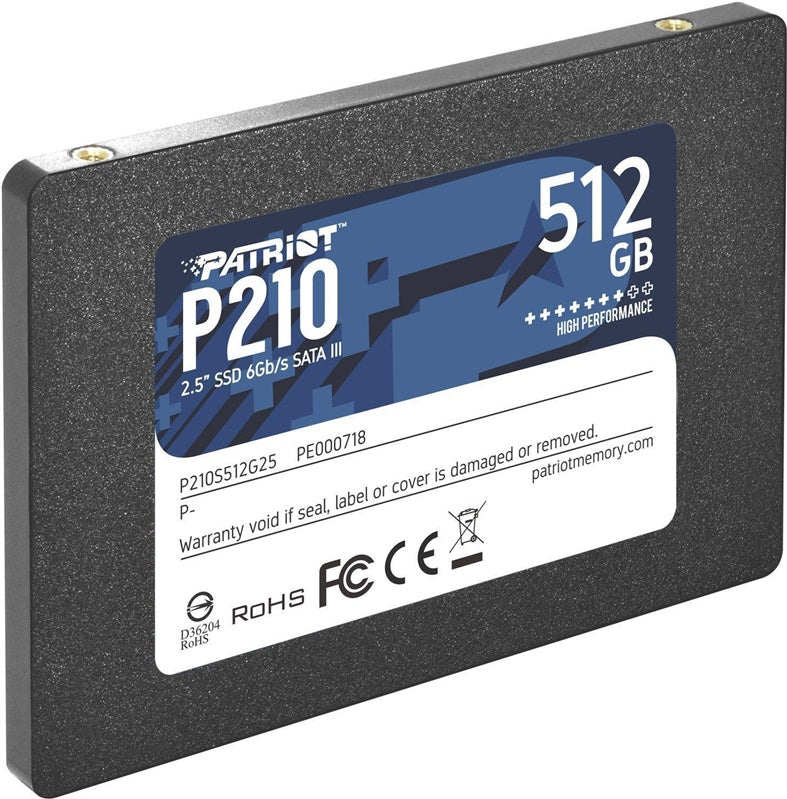 Kietasis diskas (SSD) Patriot Memory P210, 2.5", 512 GB