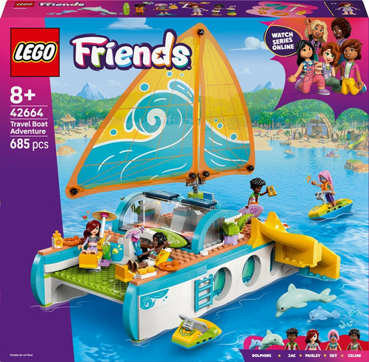 Konstruktor LEGO® Friends Podróżnicza łódź wycieczkowa 42664