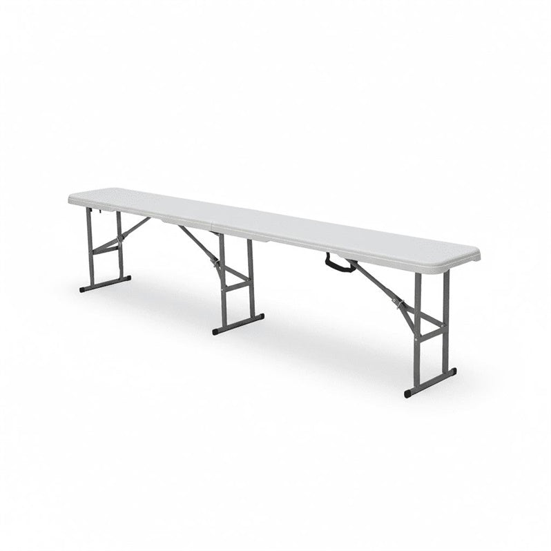 FOLDING BENCH 180X28X43 WHITE